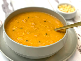 Au Bo Pain - Lobster & Corn Bisque