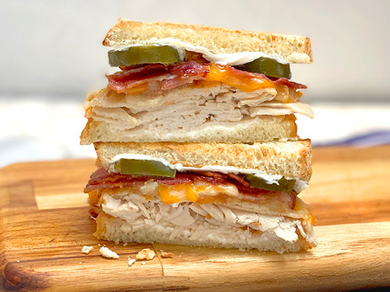 Au Bo Pain - Jalapeno Popper Turkey Sandwich
