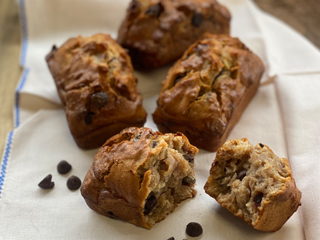 Au Bo Pain - Chocolate Banana Nut Bread