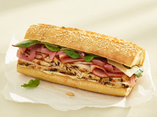 Au Bo Pain - Cordon Bleu Sandwich