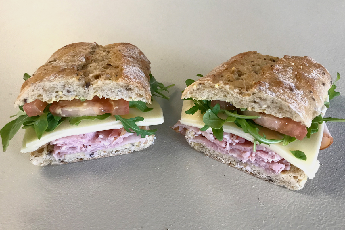 Calories In Ham And Cheese Sandwich On Multigrain Bread Bread Poster