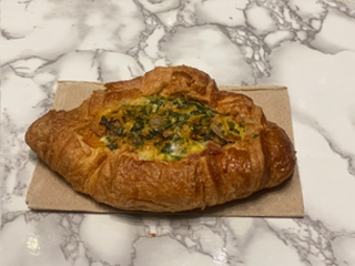 Au Bo Pain - Bacon & Cheese Stuffed Croissant
